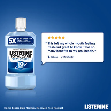 Listerine Stay White Mouthwash Arctic Mint 500ml - Image 5