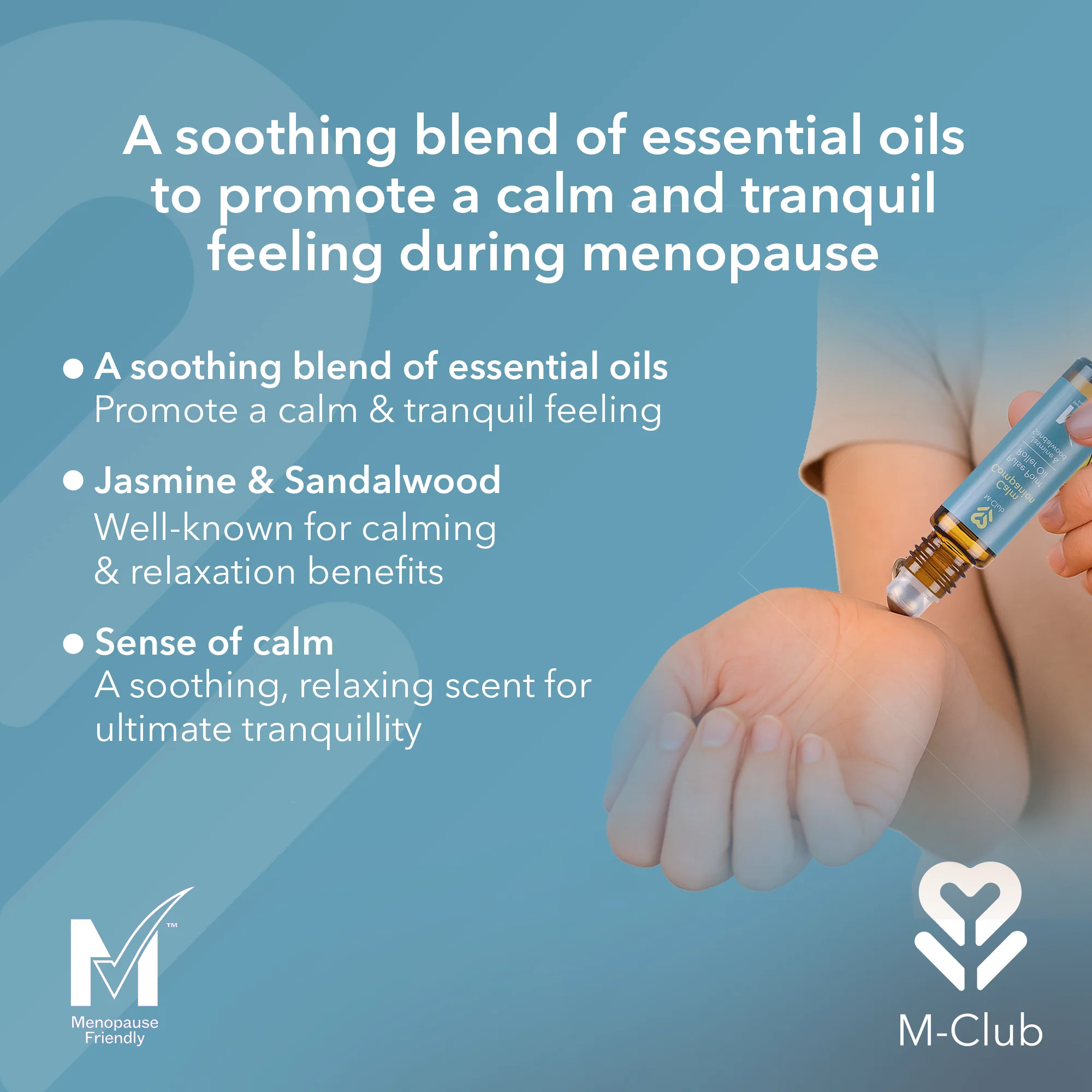 M-Club Calm Companion Pulse Point Roller Oil 8ml - Image 4