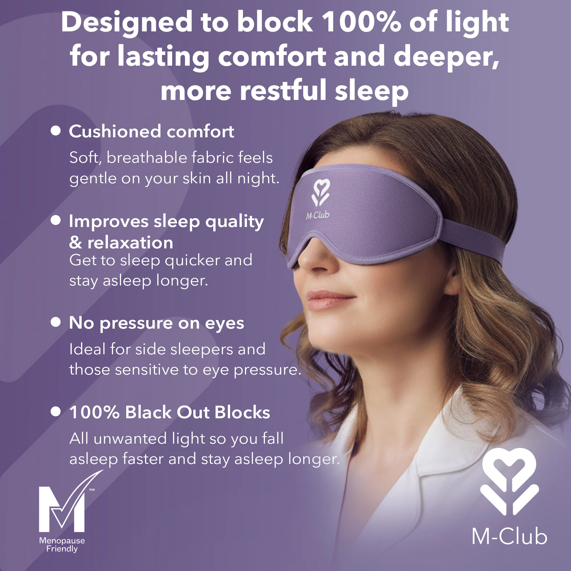 M-Club Deep Sleep Eye Mask - Image 2