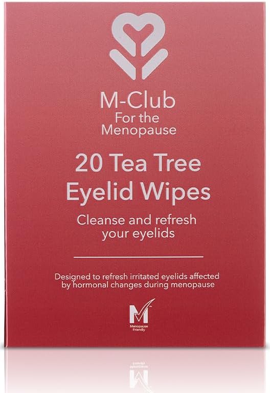 M-Club 20 Tea Tree Eyelid Wipes x20