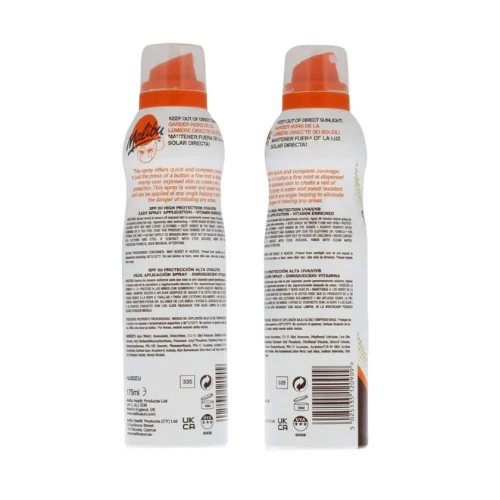 Malibu Continuous Spray Lotion SPF50 175ml - Image 2