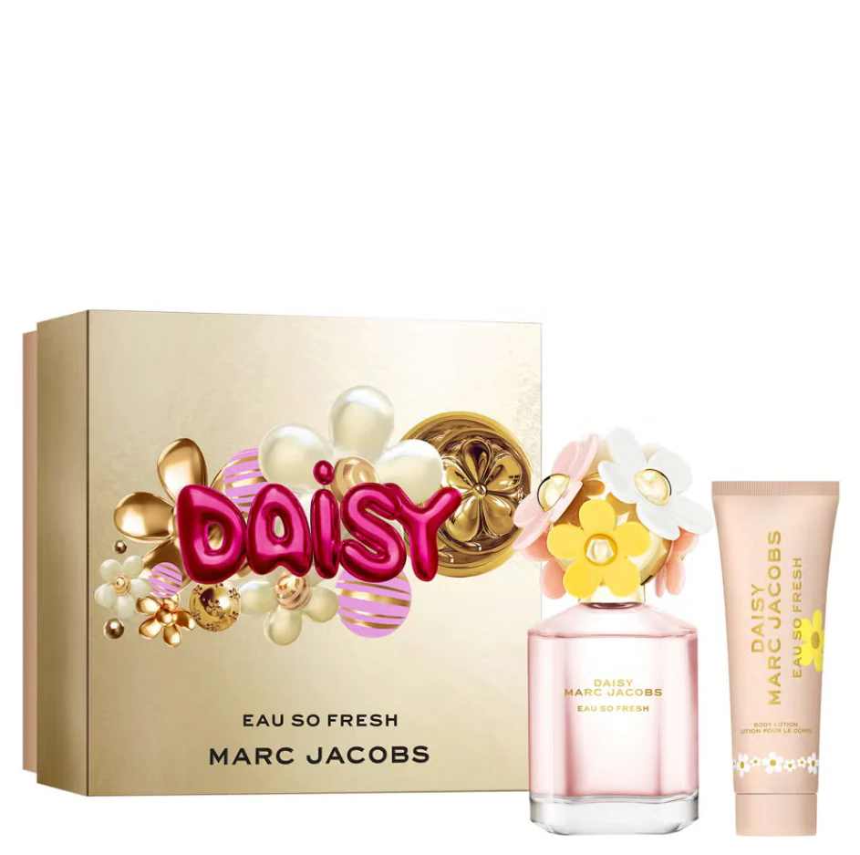 Marc Jacobs Daisy Eau So Fresh Gift Set EDT Spray 75ml + Body Lotion 75ml