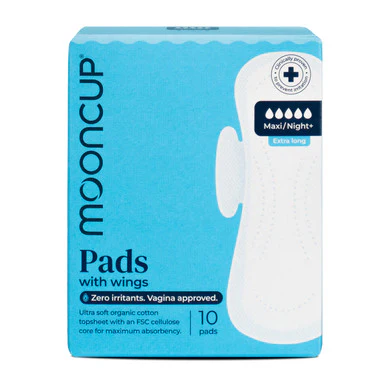 Mooncup Pads with Wings Maxi / Night+ 10 Pads