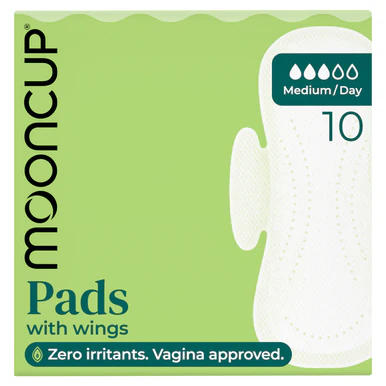 Mooncup Pads with Wings Medium / Day 10 Pads