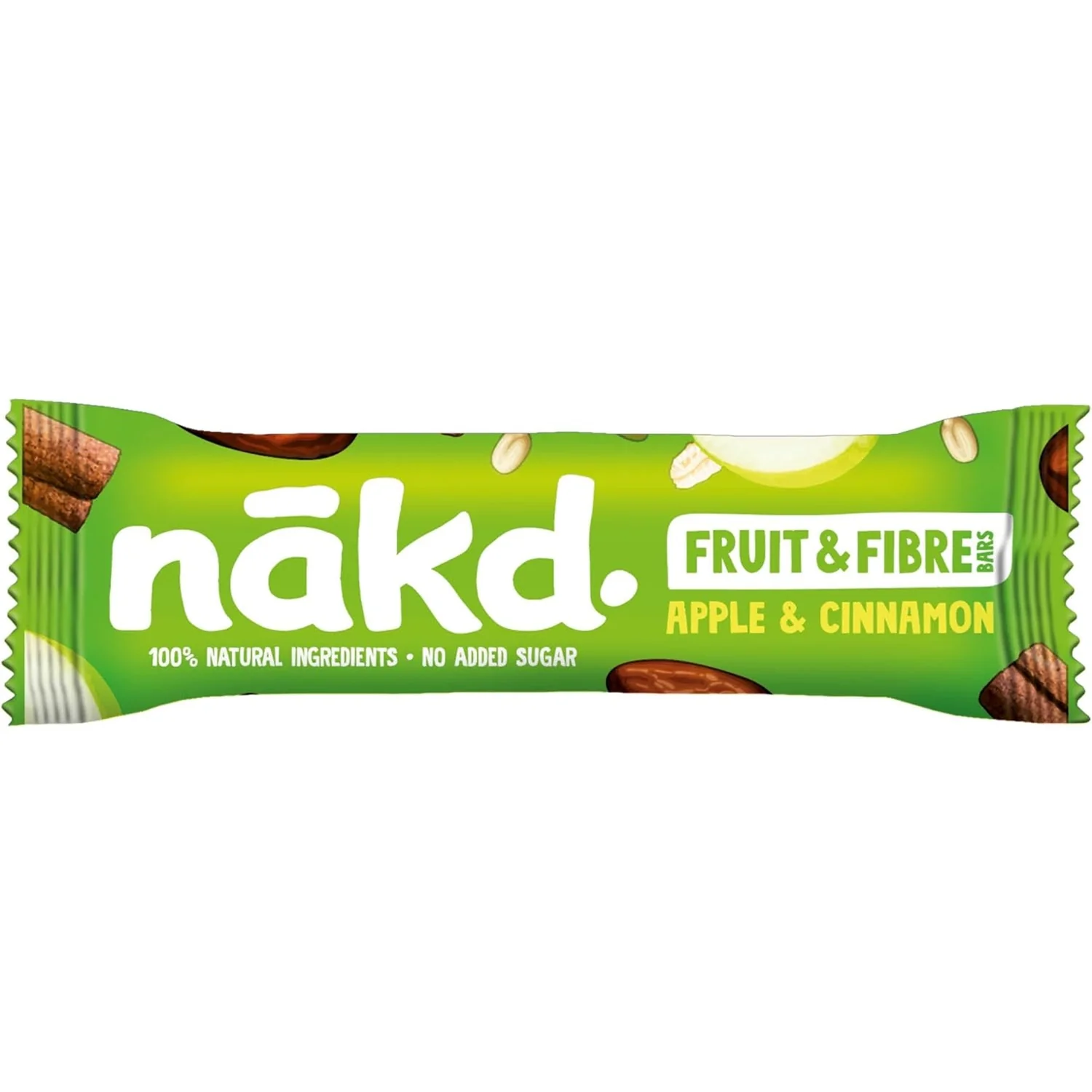 Nakd. Fruit & Fibre Apple & Cinnamon 16x44g - Image 3