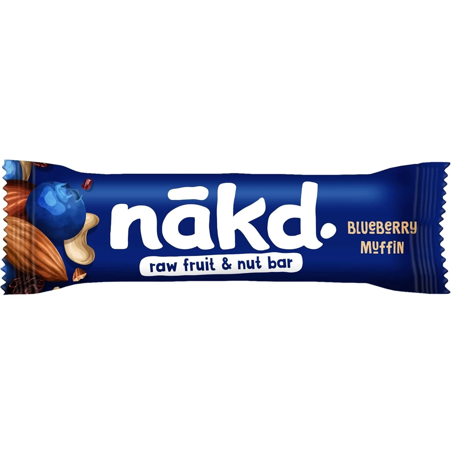 Nakd. Raw Fruit & Nut Bars Blueberry Muffin 18x35g - Image 3