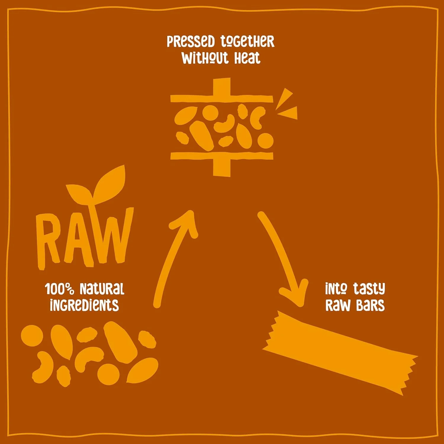 Nakd. Raw Fruit & Nut Bars Cocoa Orange 18x35g - Image 6
