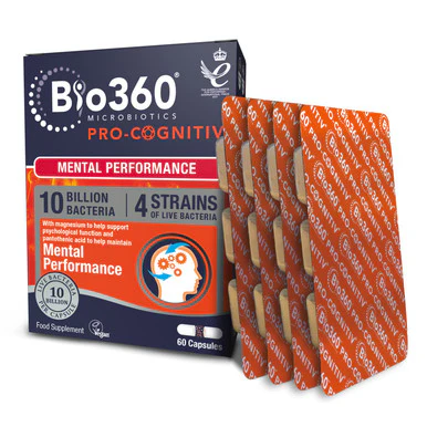 Natures Aid Bio360 Pro-Cognitiv Metal Performance 60 Capsules - Image 2