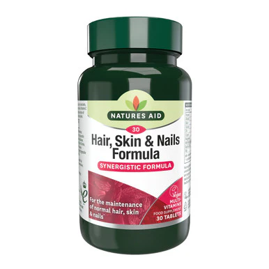Natures Aid Hair, Skin and Nails Formula 30 Tablets