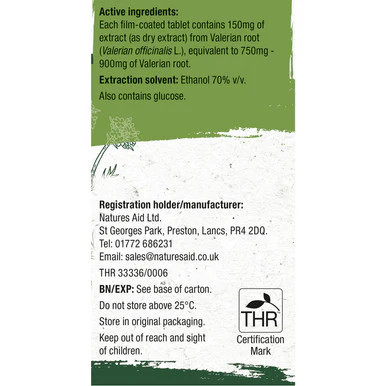 Natures Aid SleepEezy 150mg 60 Tablets - Image 4