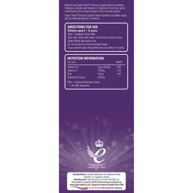 Natures Aid Super Stars Immune Support 150ml - Image 3