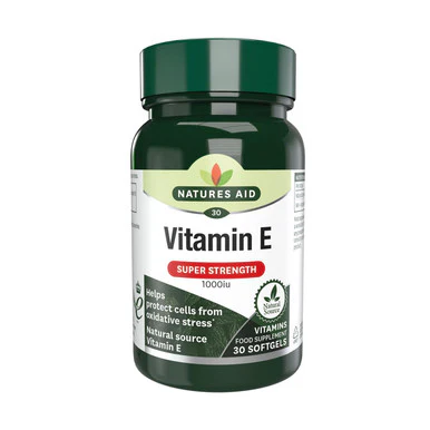 Natures Aid Vitamin E 1000iu Natural Form 30 Softgels