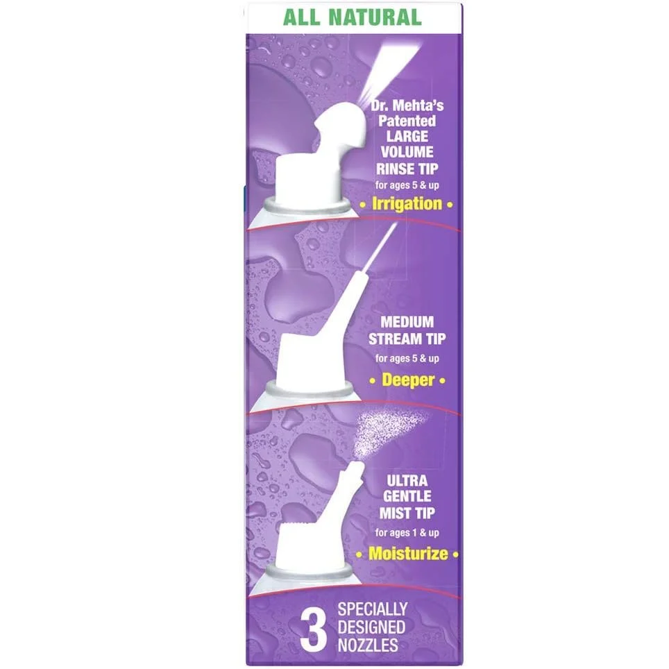 Neilmed NasaMist All In One Isotonic (Hayfever/Breathe easy) Saline Nasal Spray 177ml - Image 3