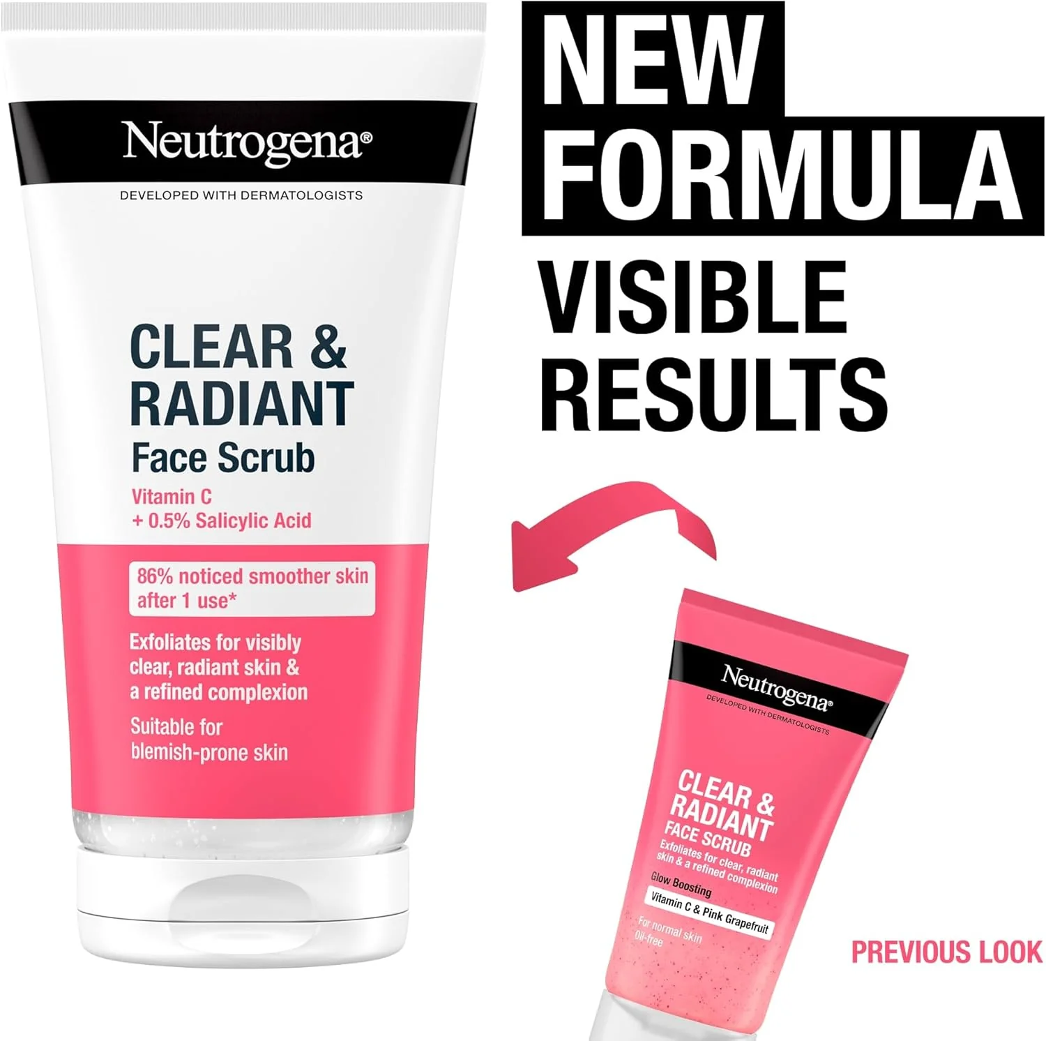 Neutrogena Clear & Radiant Daily Exfoliator 150ml - Image 4