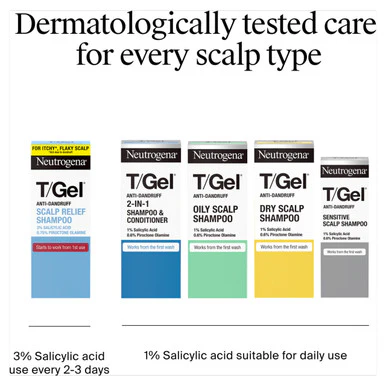 Neutrogena T/Gel Anti-Dandruff Oily Scalp Shampoo - Image 5