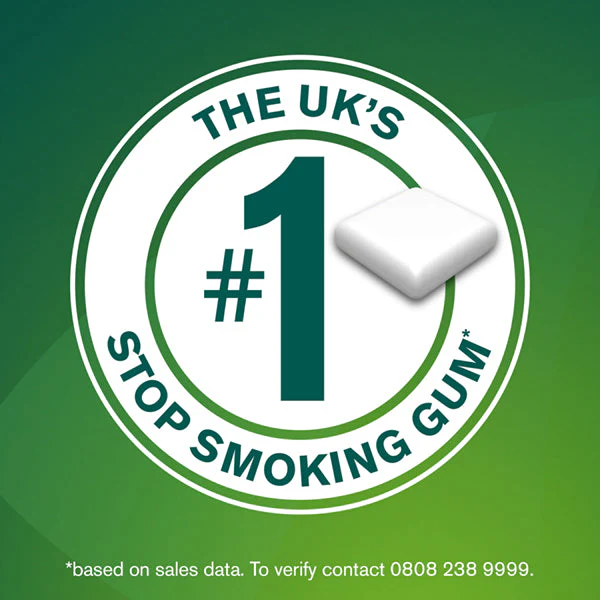 Nicorette Icy White 4mg Nicotine Gum - Image 4