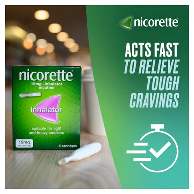 Nicorette Inhalator 15mg 20 Cartridges - Image 4