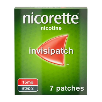Nicorette Invisi Patch Step Two 15mg 7 Pack
