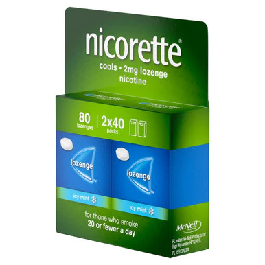 Nicorette Mint Lozenge 2mg 80 Pack - Image 6
