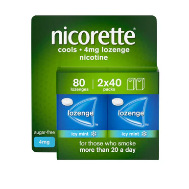Nicorette Mint Lozenge 4mg 80 Pack