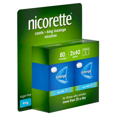 Nicorette Mint Lozenge 4mg 80 Pack - Image 5