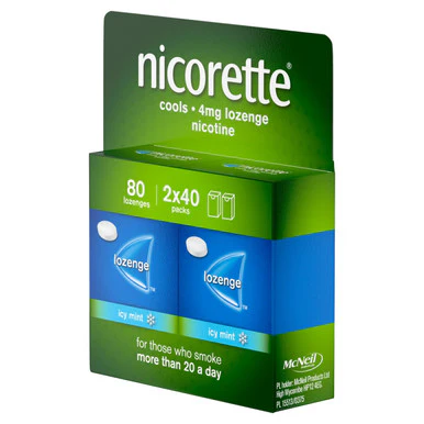 Nicorette Mint Lozenge 4mg 80 Pack - Image 6