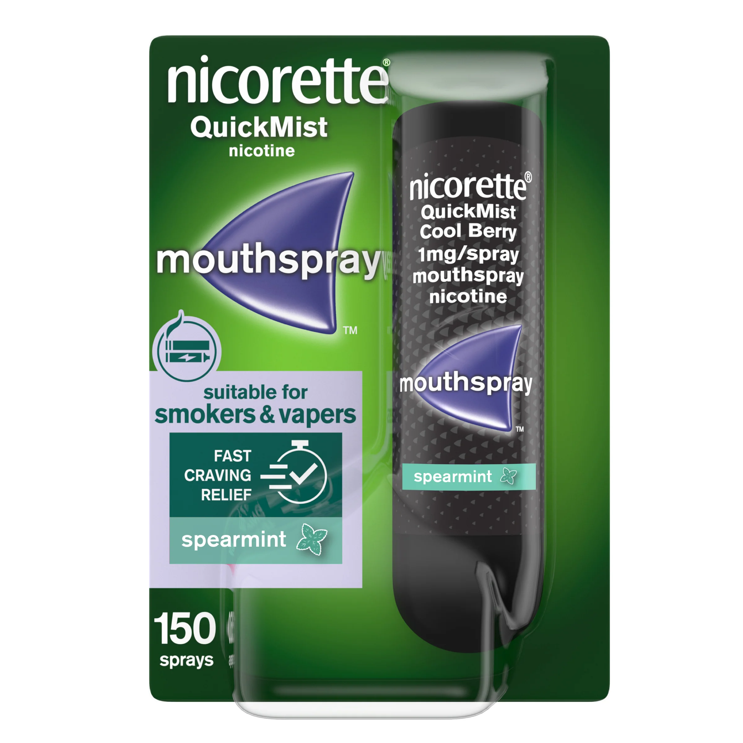 Nicorette QuickMist Mouthspray Spearmint 1mg