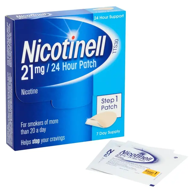 Nicotinell 24 Hour Patches Step One 21mg 7 Pack x 10 - Image 2