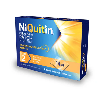 NiQuitin Step Two Clear Patches 14mg 7 Pack - Image 2