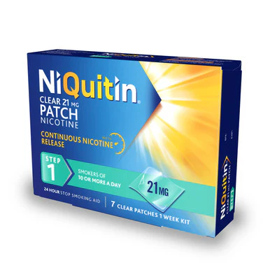 NiQuitin Step One Clear Patches 21mg 7 Pack - Image 2