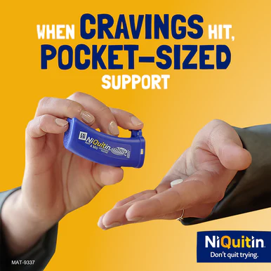 NiQuitin Minis 2mg Citrus Lozenges 60 Pack - Image 3