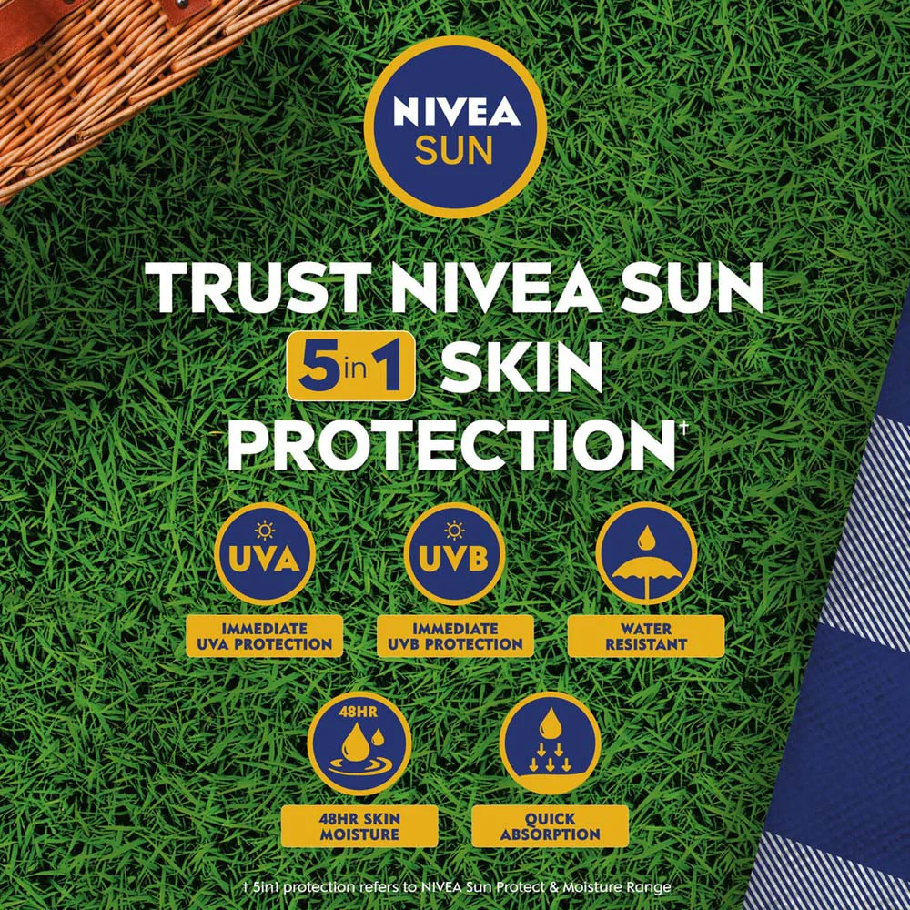 Nivea Sun Protect & Moisture Sun Lotion SPF 30 200ml - Image 3