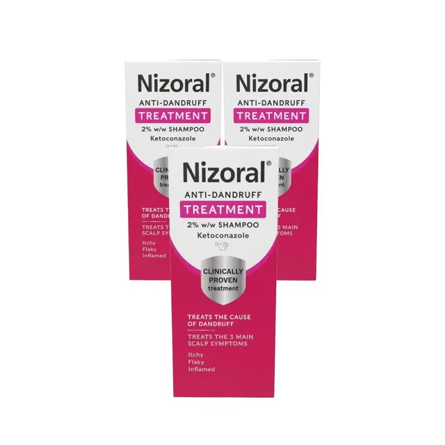 Nizoral Anti-Dandruff Shampoo 60ml x 3