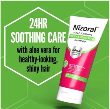Nizoral Scalp Soothing Itchy & Sensitive Shampoo 200ml - Image 4