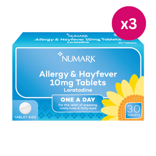 Numark Allergy & Hayfever Loratadine 10mg 90 Tablets