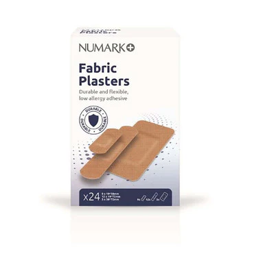Numark Fabric Plasters Assorted Sizes 24 Plasters