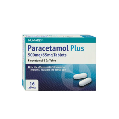 Numark Paracetamol Plus 16 Tablets