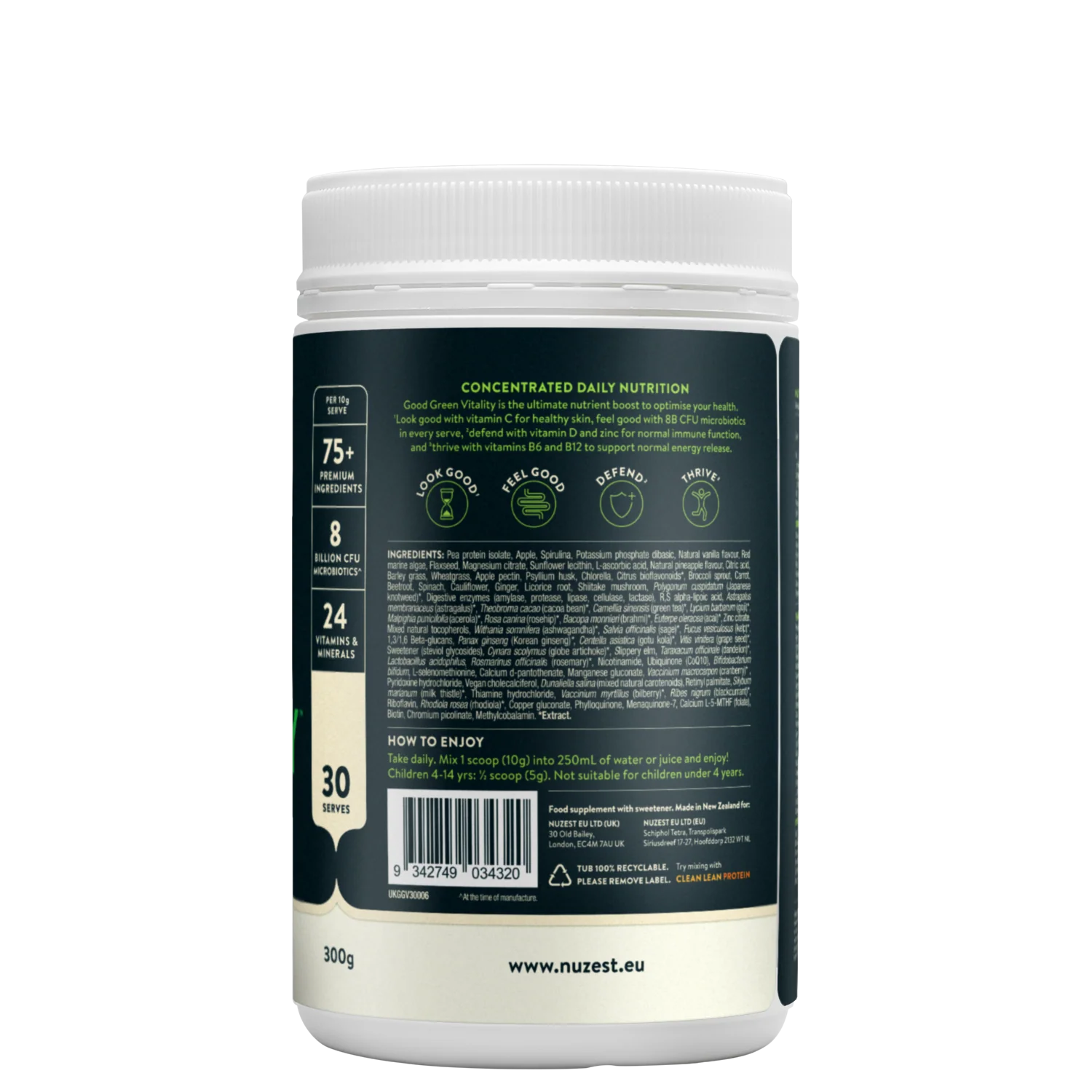 Nuzest Good Green Vitality 300g - Image 2