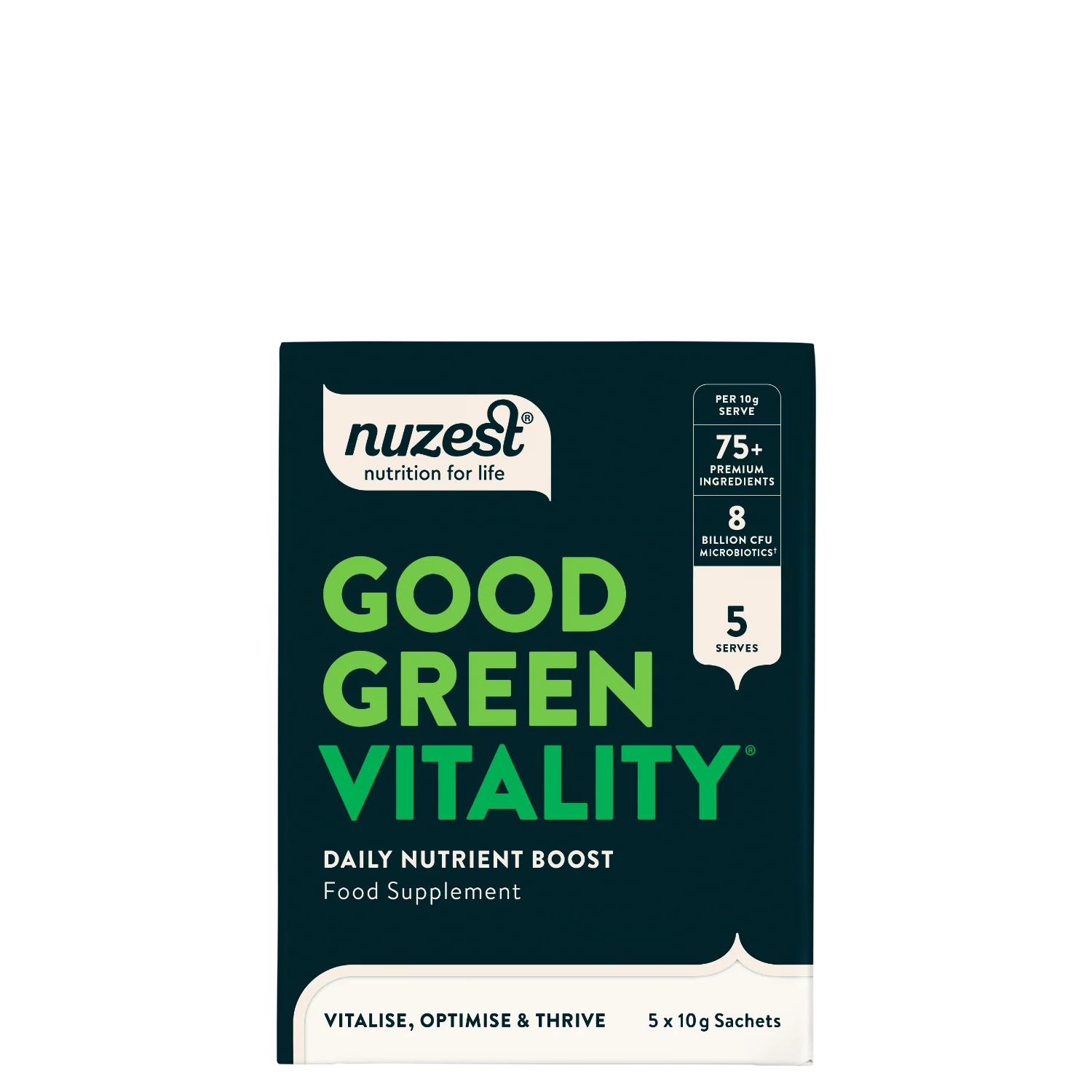 Nuzest Good Geen Vitality 5x10g Sachet Box