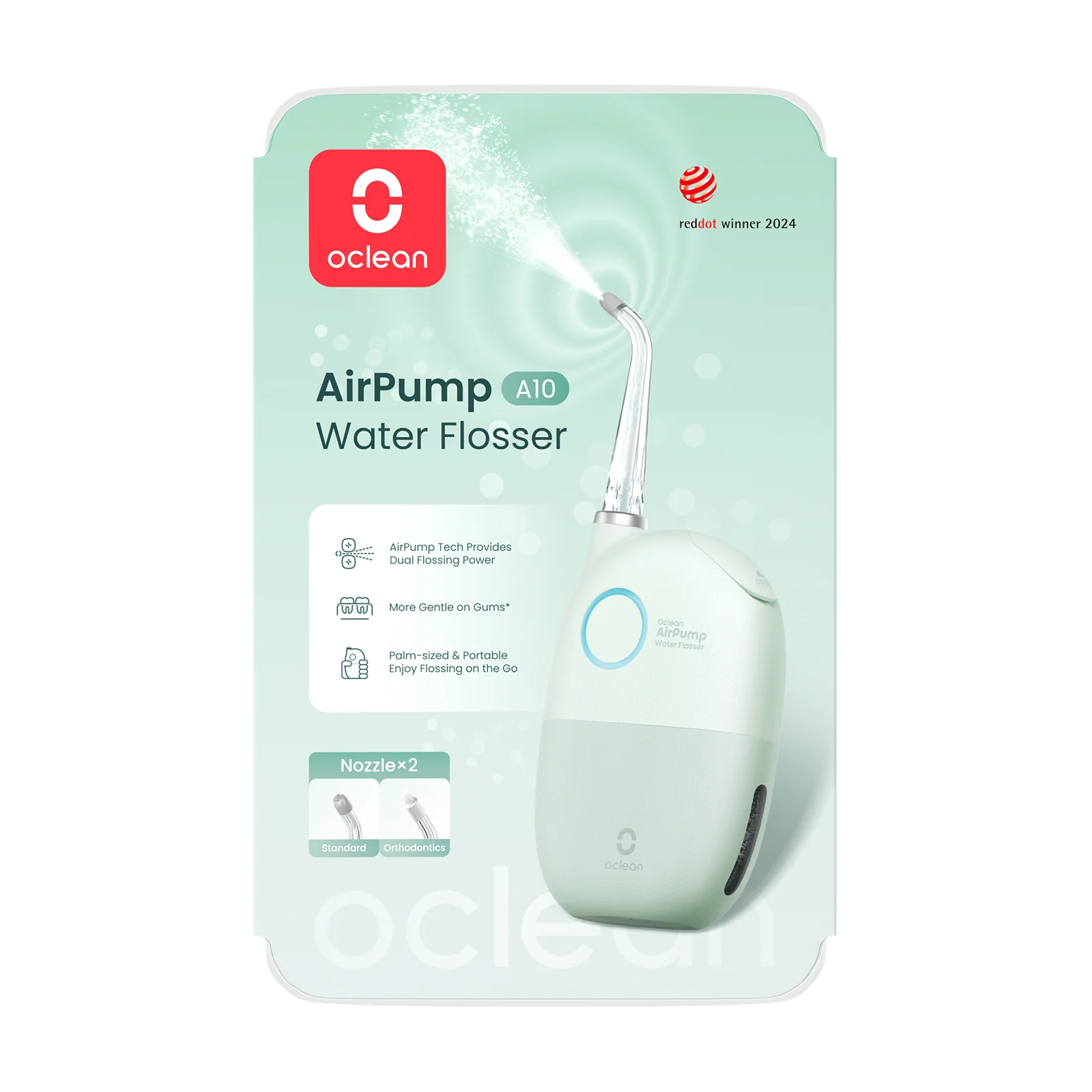 Oclean AirPump A10 Water Flosser Green - Image 5