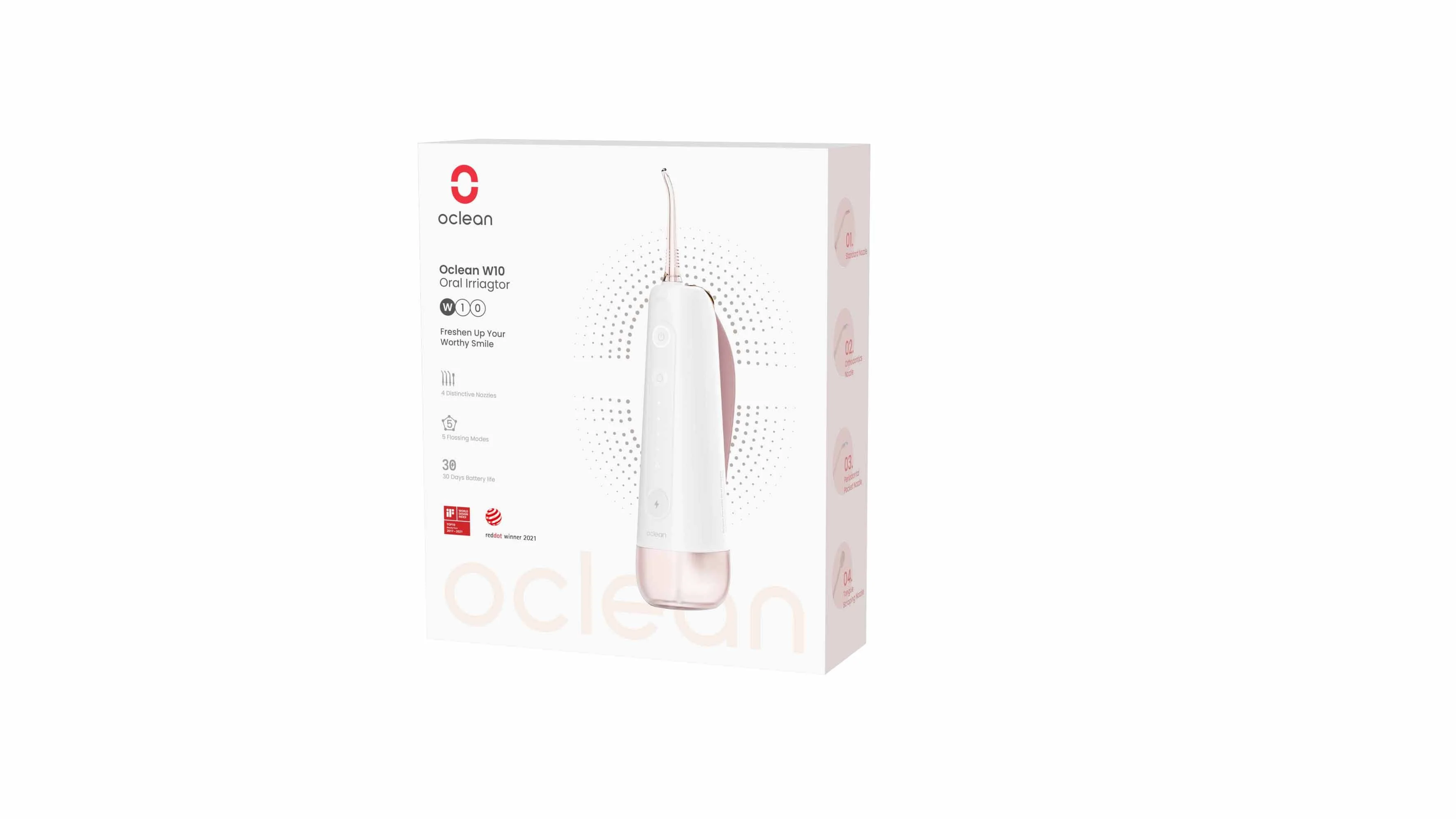 Oclean W10 Water Flosser Pink - Image 2