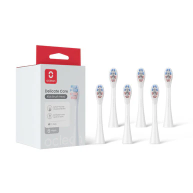 Oclean X Kids Brush Head 6 Pack White