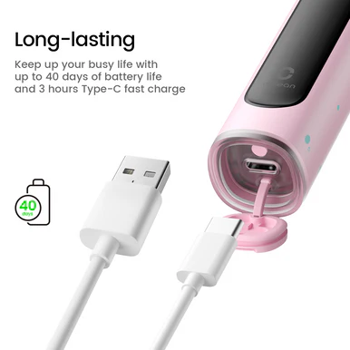 Oclean X Kids Set Electric Toothbrush Pink - Image 5