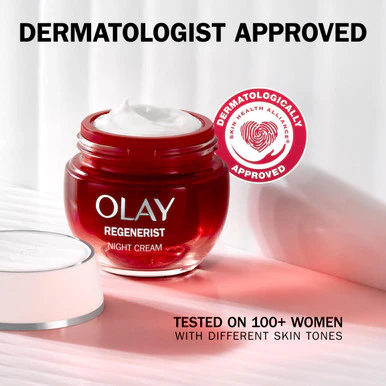 Olay Regenerist 3 Point Night Cream 50ml - Image 4