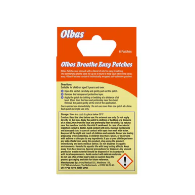 Olbas Breathe Easy 6 Patches - Image 2