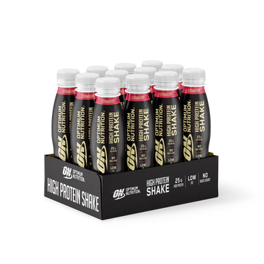 Optimum Nutrition High Protein Shake Multipack - Strawberry 330mlx12