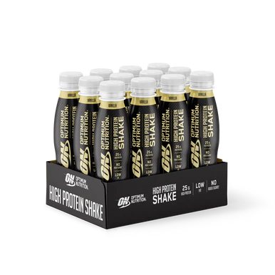 Optimum Nutrition High Protein Shake Multipack - Vanilla 330mlx12
