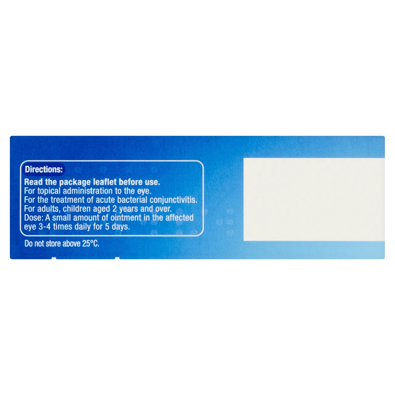 Optrex bacterial conjunctivitis ointment - Image 2