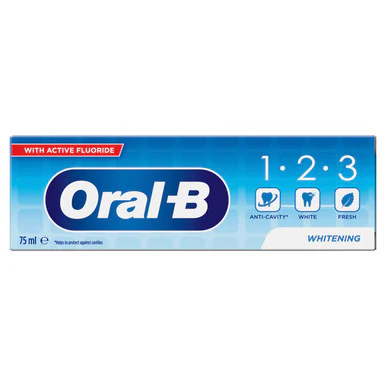 Oral-B 123 Whitening Toothpaste 75ml