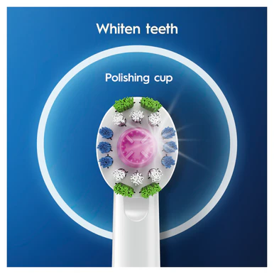 Oral-B 3D White Power Toothbrush Refill Heads 5 Pack - Image 2